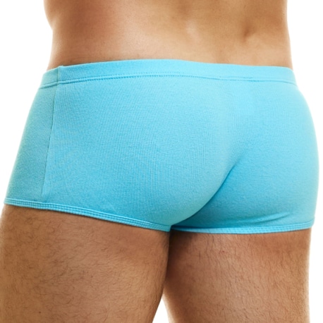 Modus Vivendi Boxer Brazil Cut Peace Coton Bleu Turquoise