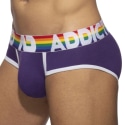 Addicted 6-Pack Rainbow Briefs - Multicolor