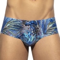 ES Collection Shorty de Bain Tropical Glitter Bleu Marine