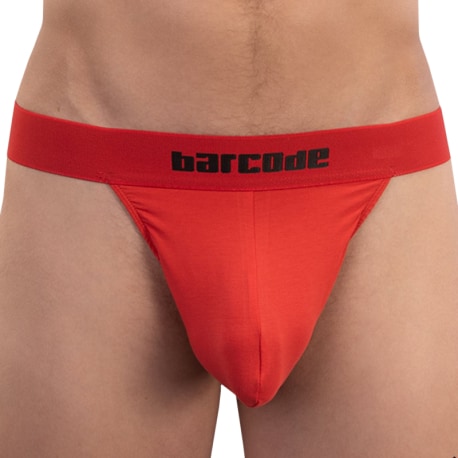 Barcode Eros Backless Thong - Red