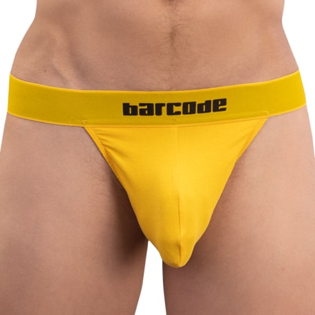 Barcode Eros Backless Thong - Yellow