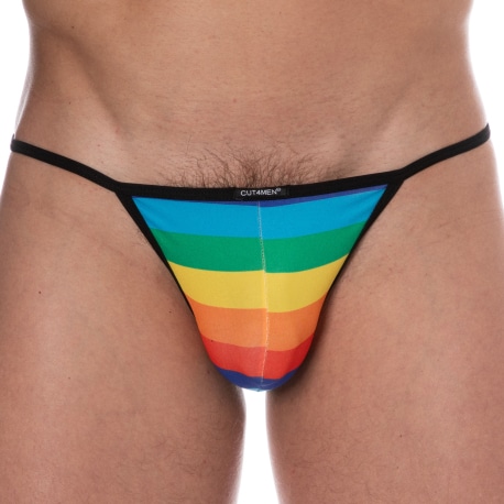 CUT4MEN Renaissance Kini Briefs - Rainbow