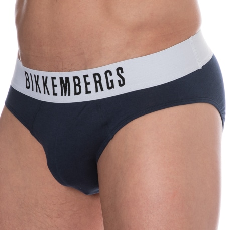 Bikkembergs 2-Pack Cotton Briefs - Navy