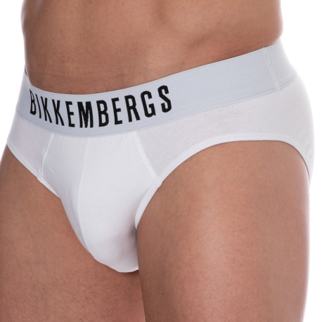 Bikkembergs 2-Pack Cotton Briefs - White