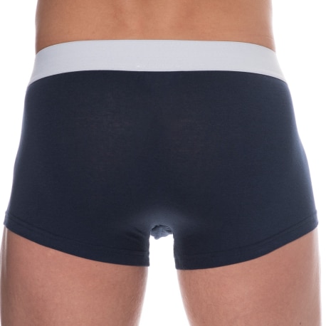 Bikkembergs Lot de 2 Boxers Coton Bleu Marine