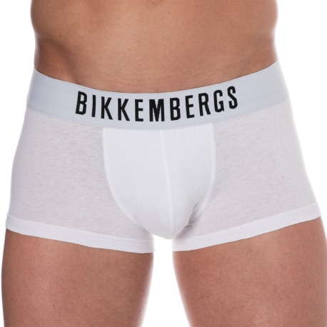 Bikkembergs Lot de 2 Boxers Coton Blancs