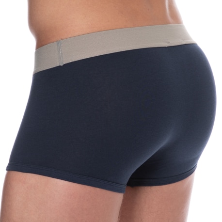 Bikkembergs Lot de 3 Boxers Coton Bleu Marine - Blanc - Noir