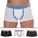 Bikkembergs Lot de 3 Boxers Coton Bleu Marine - Blanc - Noir