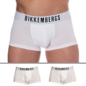 Bikkembergs Lot de 2 Boxers Coton Blancs