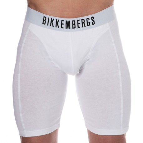 Bikkembergs Boxer Long Coton Blanc