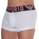 Emporio Armani Megalogo Cotton Boxer Briefs - White