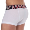 Emporio Armani Boxer Megalogo Coton Blanc