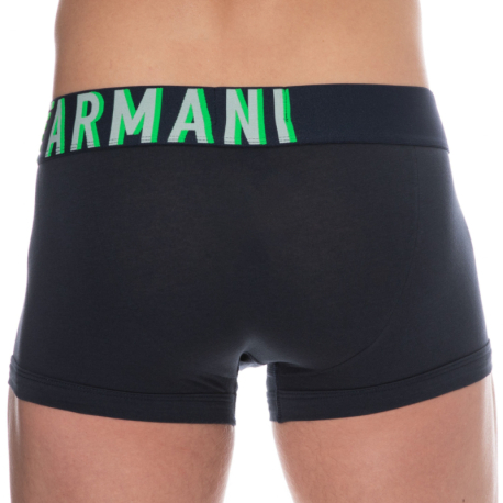 Emporio Armani Boxer Megalogo Coton Bleu Marine