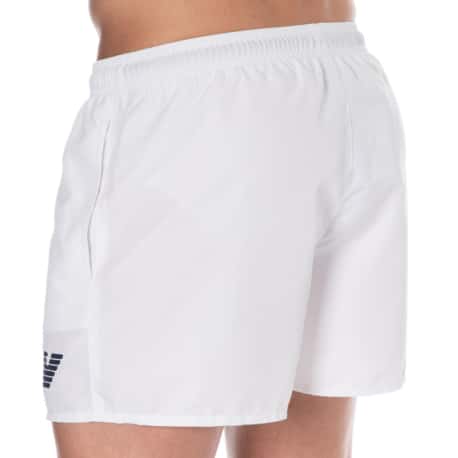 Emporio Armani Short de Bain Essential Blanc