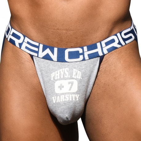 Andrew Christian Almost Naked Phys. Ed. Varsity Jock - Heather Grey