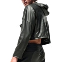 Rufskin Busby Crop Hoody - Dark Green