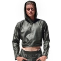 Rufskin Busby Crop Hoody - Dark Green