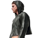 Rufskin Busby Crop Hoody - Dark Green