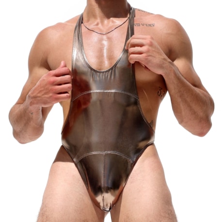 Rufskin Lust Thong Bodysuit - Bronze