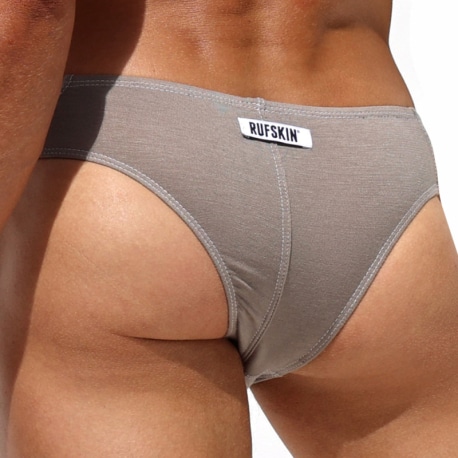 Rufskin Serpico Cheeky Briefs - Grey