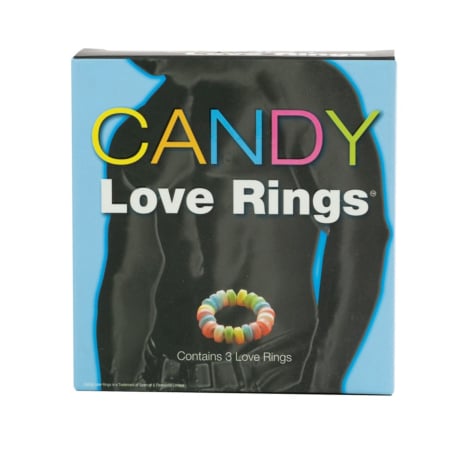 3-Pack Candy Love Rings