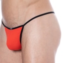 SKU Plain Cotton Mini G-String - Red