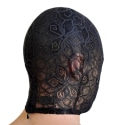 Addicted Flowery Lace Hood - Black