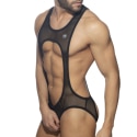 Addicted Body Empty Bottom Sexy Mesh Noir