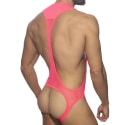 Addicted Body Empty Bottom Sexy Mesh Rose Fluo