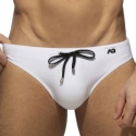 Addicted Piqué Swim Briefs - White