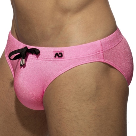 Addicted Piqué Swim Briefs - Pink