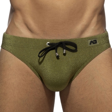 Addicted Piqué Swim Briefs - Khaki