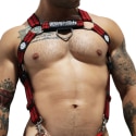 Breedwell Hybred Body Harness - Black - Red