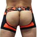 Breedwell Boxer Jock Chock Neo Camo Orange Fluo