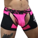 Breedwell Boxer Jock Chock Neo Camo Rose Fluo