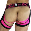 Breedwell Boxer Jock Chock Neo Camo Rose Fluo