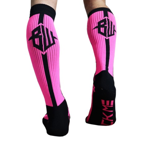 Breedwell Neo Camo Knee Socks - Neon Pink