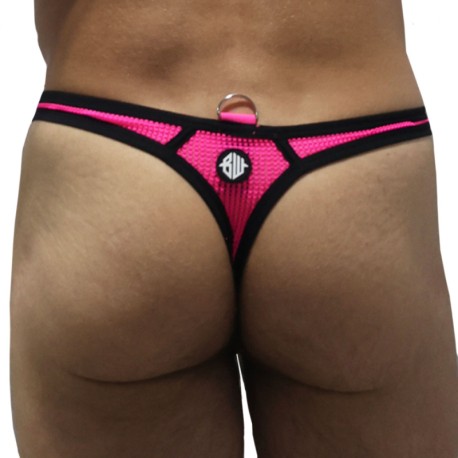 Breedwell Neo Camo Thong - Neon Pink