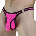 Breedwell Neo Camo Thong - Neon Pink