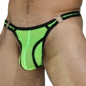 Breedwell Neo Camo Thong - Neon Green