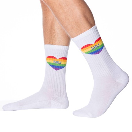 Socks and Rainbow Socks Women's Striped Color Socks Colorful Men's Rainbow  Socks Socks Casual Socks (Red, One Size) (Color : Black, Size : One Size) :  : Everything Else
