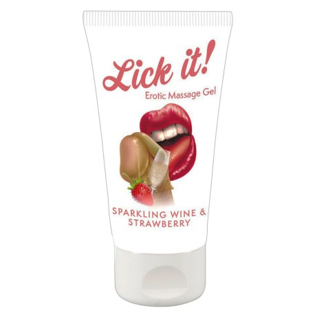 Gel de Massage Erotique Lick it! - 50 ml