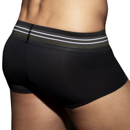 AD Fetish Boxer Double Stripe Noir - Kaki