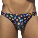 Addicted Emoji Thong - Navy