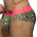 Addicted Tiger Swimderwear Push Up Briefs - Khaki