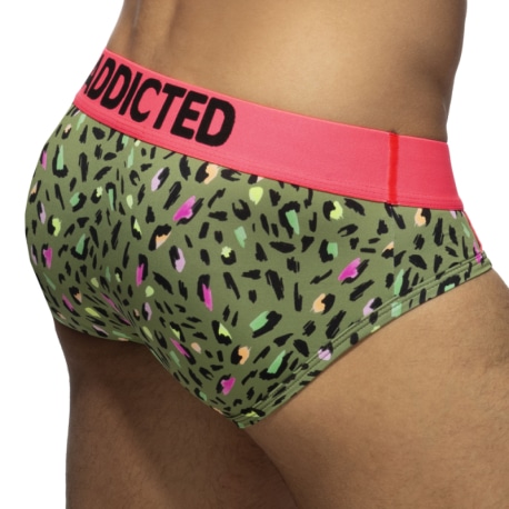 Addicted Slip Swimderwear Push Up Tiger Kaki