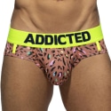 Addicted Slip Swimderwear Push Up Tiger Marron