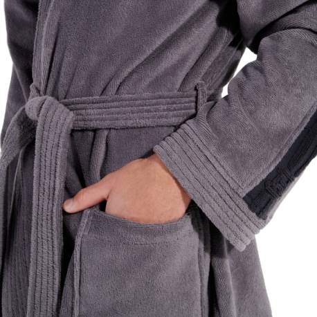 HOM Preston Bathrobe - Grey