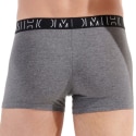 HOM 3-Pack Gino Cotton Boxer Briefs - Black - Heather Grey - Floral Print