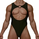 Omohonia Roma Thong Bodysuit - Black